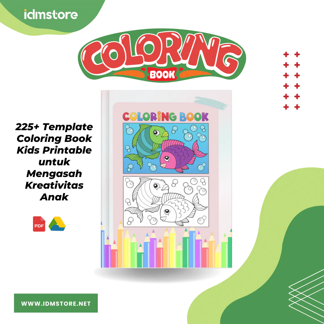 225+ Template Coloring Book Kids Printable untuk Mengasah Kreativitas Anak